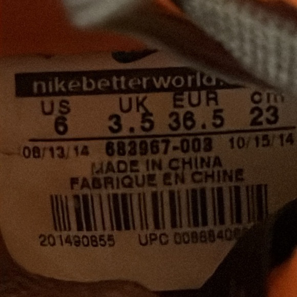 NIKE INTERNATIONALIST MID GREY Multi Color MAAT Runners Sz 6 Women - Picture 3 of 10